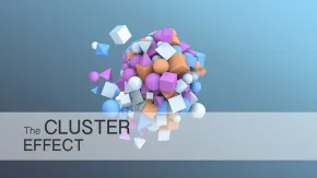 C4D物体汇聚动画效果视频教程 The Cluster Effect Cinema 4D Tutorial